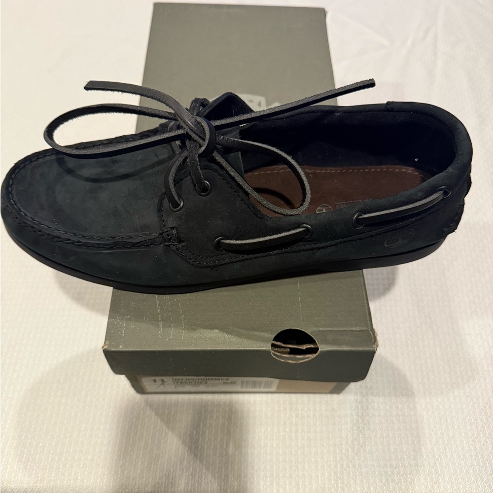 Timberland Men's Black Boat Shoes - Picture 3 of 3